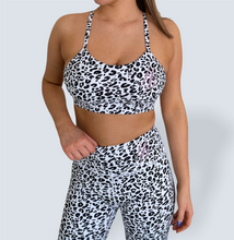 Load image into Gallery viewer, White Leopard Bra
